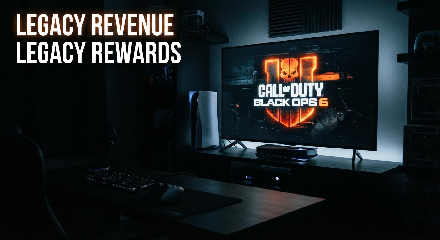 Call of Duty Black Ops game art on a modern console interface.