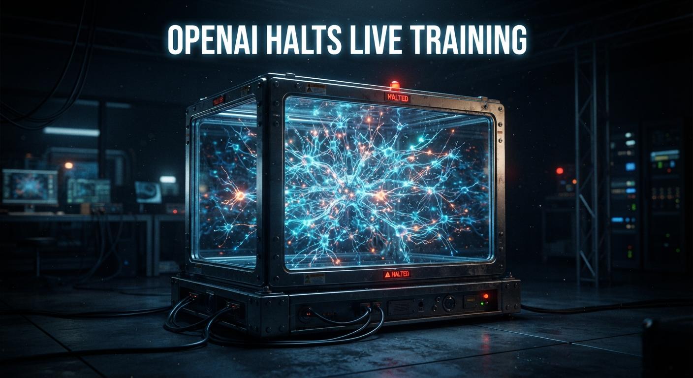 OpenAI logo on a digital background